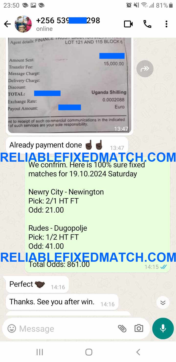 Fixed Matches