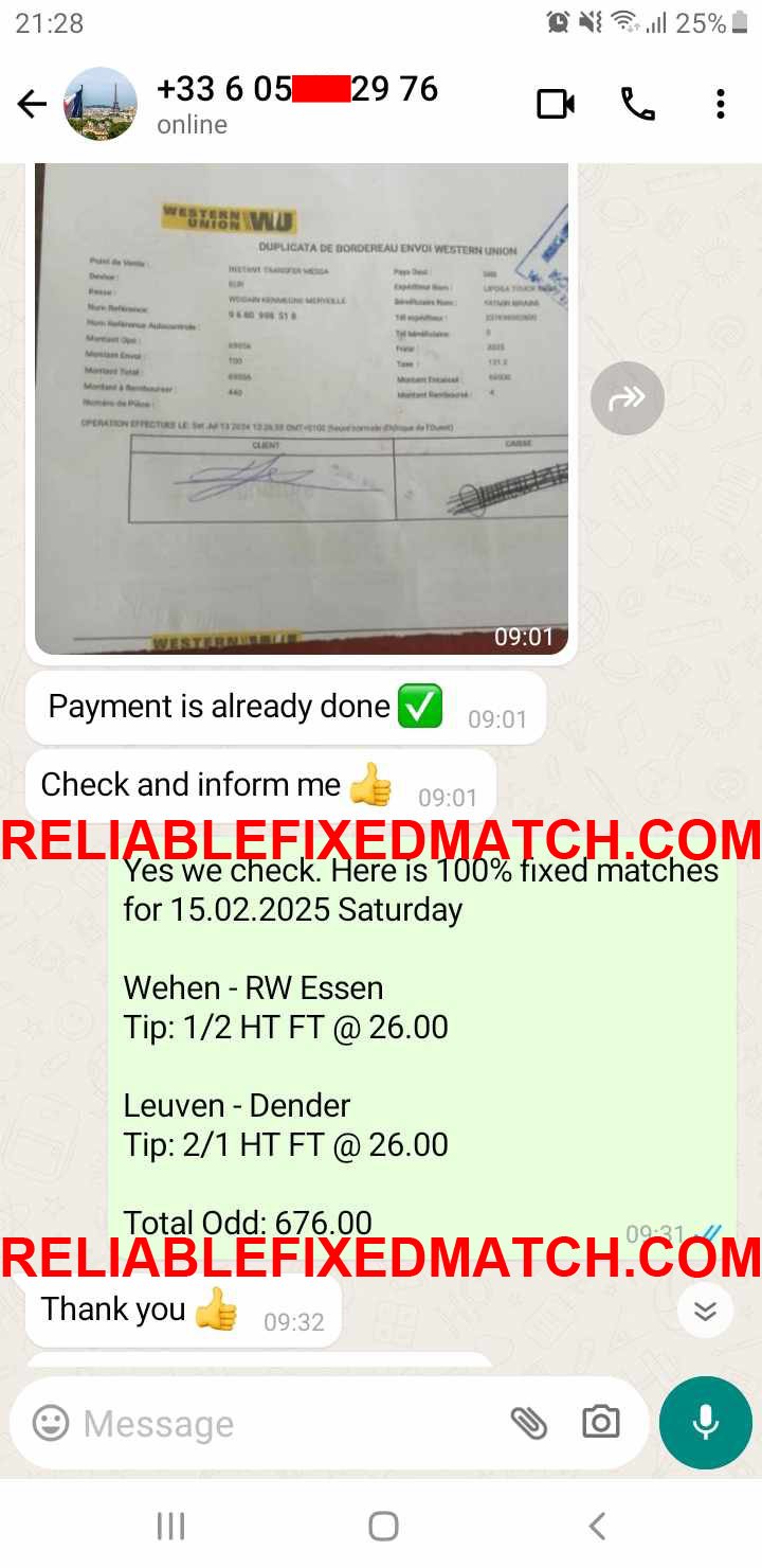 Fixed Matches