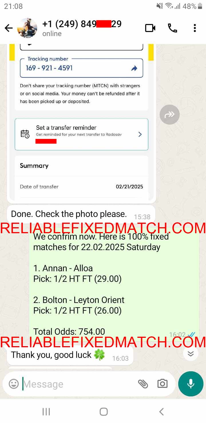Fixed Matches