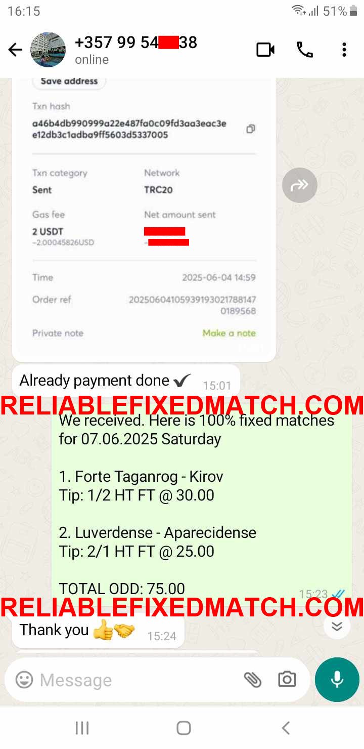 Fixed Matches