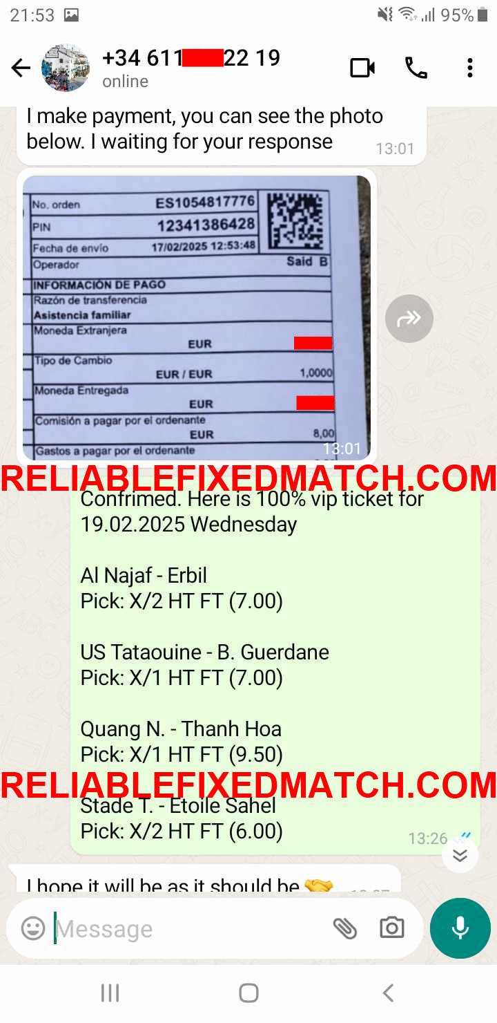 Fixed Match 100% Sure