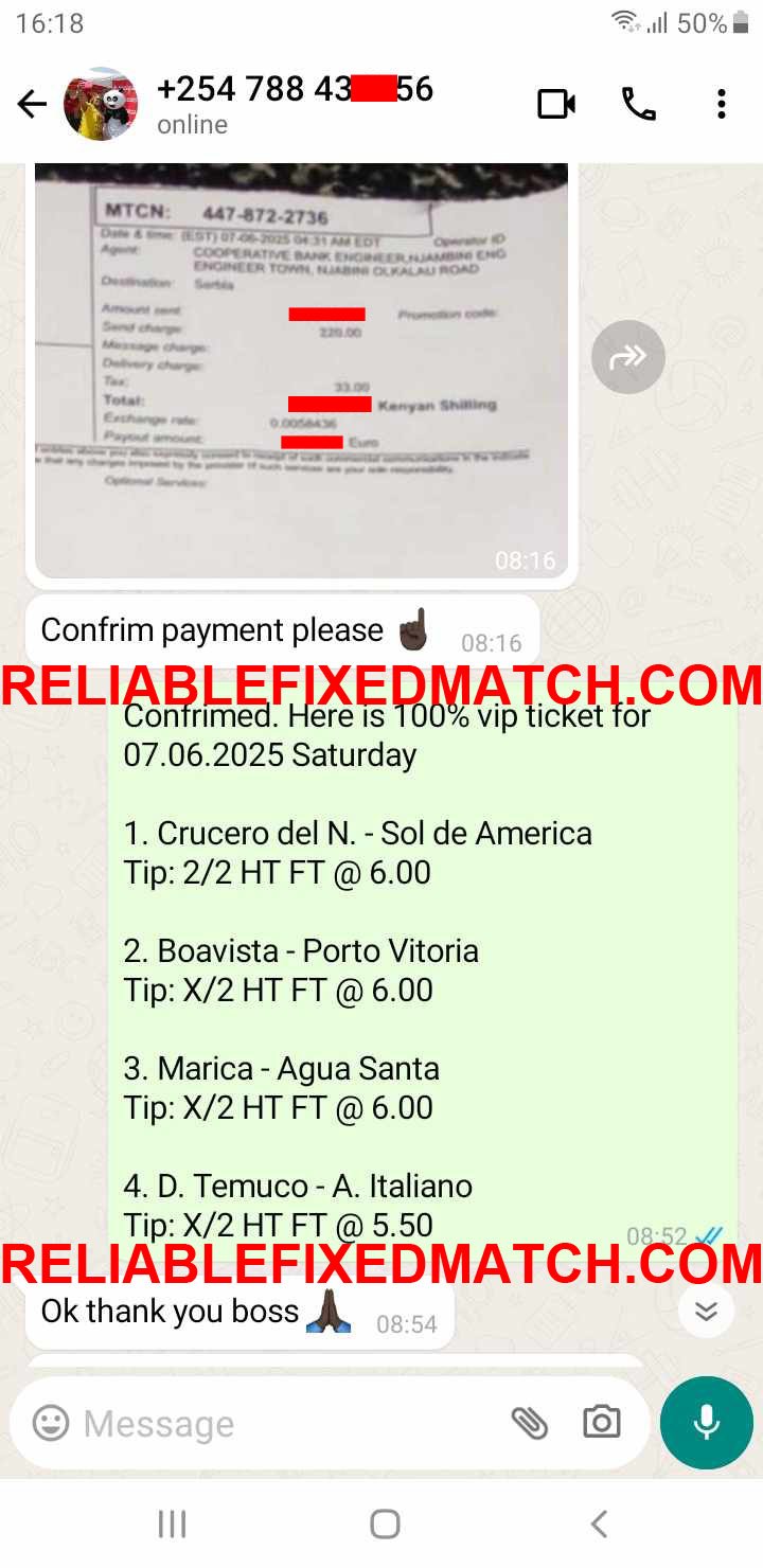 Correct Fixed Matches