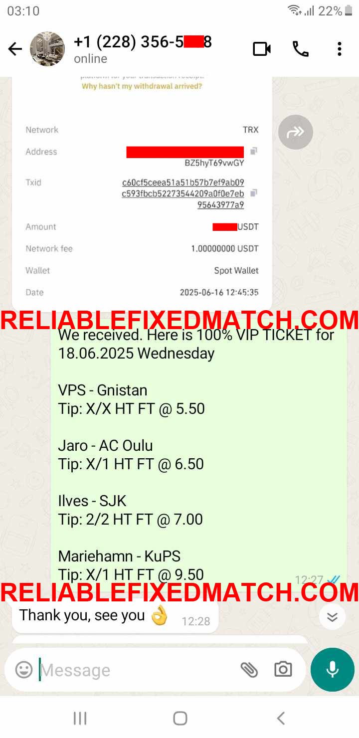 Correct Fixed Match