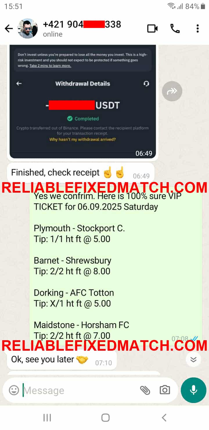 Fixed Match 100% Sure